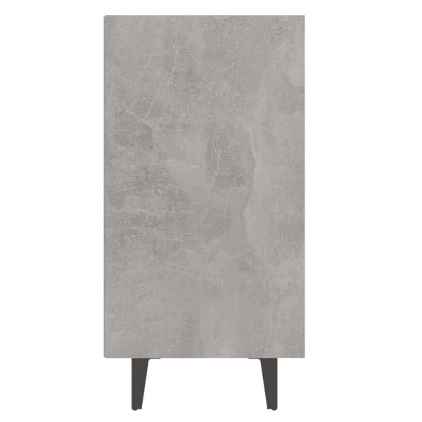 Aparador de madera contrachapada gris hormigón 103.5x35x70 cm M 5