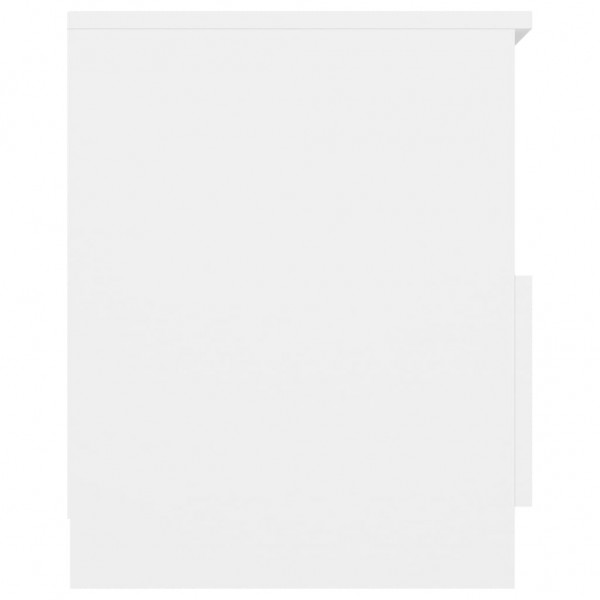 Mesa de cabeceira 40x40x50 cm derivados de madeira branco M 5