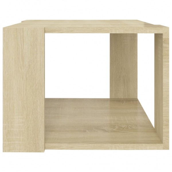 Mesa de centro madera contrachapada roble Sonoma 40x40x30 cm M 4