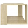Mesa de centro madera contrachapada roble Sonoma 40x40x30 cm 4