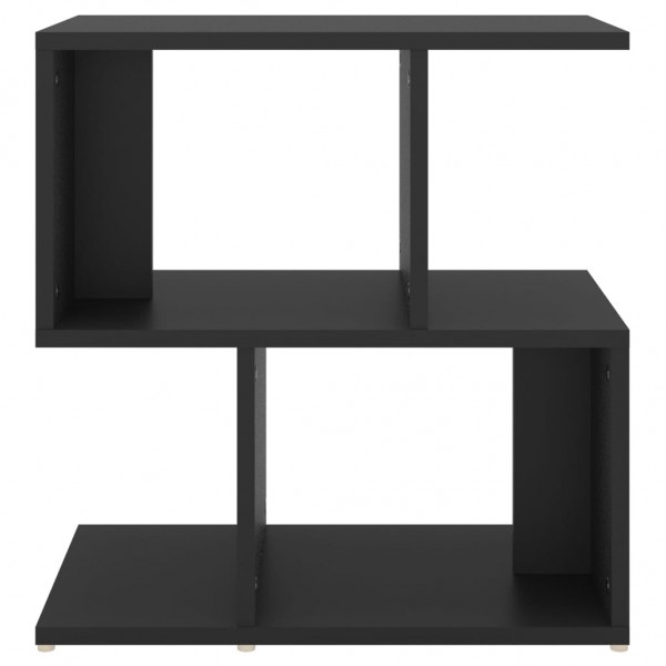 Mesitas de noche 2 uds madera contrachapada negro 50x30x51.5cm M 5