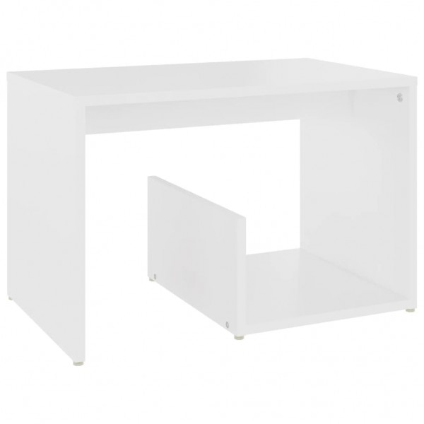 Mesa de apoio 59x36x38 cm derivados de madeira branco M 2