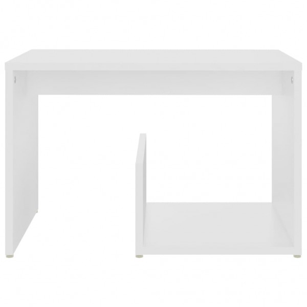 Mesa de apoio 59x36x38 cm derivados de madeira branco M 4