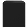 Mesa auxiliar de madera contrachapada negro 59x36x38 cm 5