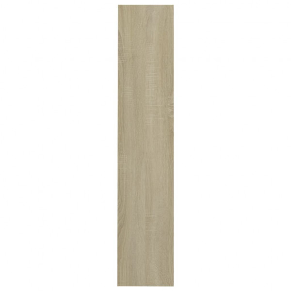 Zapatero de pared madera contrachapada roble Sonoma 80x18x90 cm M 5
