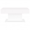 Mesa de centro madera contrachapada blanco 96x50x45 cm 4