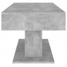 Mesa de centro madera contrachapada gris hormigón 96x50x45 cm 5
