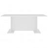 Mesa de centro 103.5x60x40 cm derivados de madeira branco 4