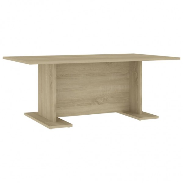 Mesa de centro madera contrachapada roble Sonoma 103.5x60x40 cm M 2