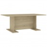 Mesa de centro madera contrachapada roble Sonoma 103.5x60x40 cm 2