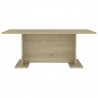 Mesa de centro madera contrachapada roble Sonoma 103.5x60x40 cm 4