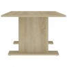 Mesa de centro madera contrachapada roble Sonoma 103.5x60x40 cm 5