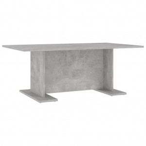 Mesa de centro 103.5x60x40 cm contraplacado cinzento cimento H