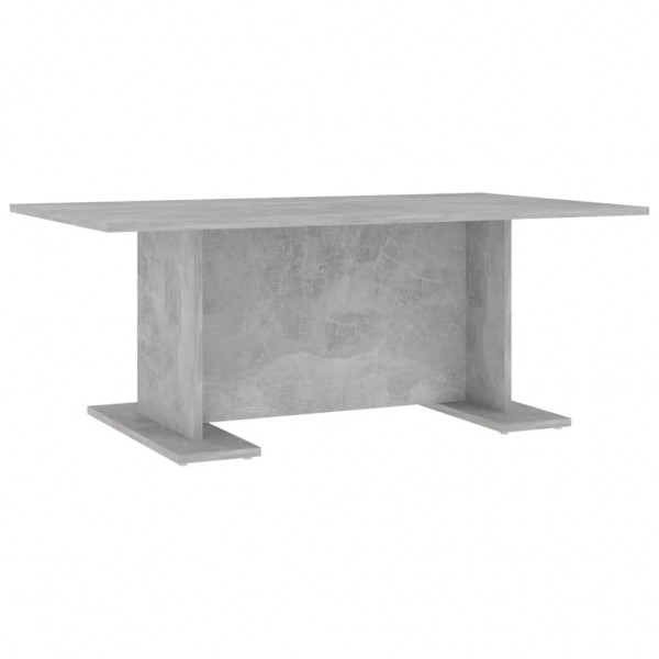 Mesa de centro madera contrachapada gris hormigón 103.5x60x40cm M 2
