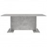 Mesa de centro madera contrachapada gris hormigón 103.5x60x40cm 4