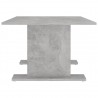 Mesa de centro madera contrachapada gris hormigón 103.5x60x40cm 5