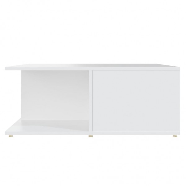 Mesa de centro madera contrachapada blanco 80x80x31 cm M 5