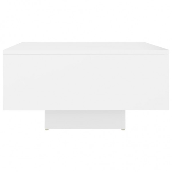 Mesa de centro madera contrachapada blanco 60x60x31.5 cm M 4