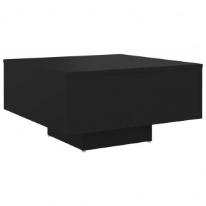 Mesa de centro 60x60x31.5 cm derivados de madeira preto H