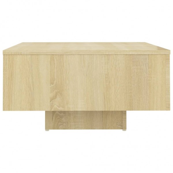 Mesa de centro madera contrachapada roble Sonoma 60x60x31.5 cm M 4