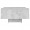 Mesa de centro 60x60x31.5 cm derivados de madeira cinza cimento 4