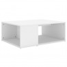 Mesa de centro madera contrachapada blanco 90x67x33 cm 2
