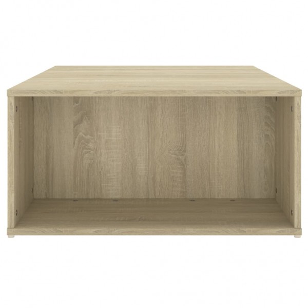 Mesa de centro madera contrachapada roble Sonoma 90x67x33 cm M 5