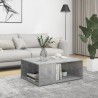 Mesa de centro madera contrachapada gris hormigón 90x67x33 cm 1
