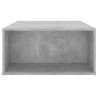 Mesa de centro 90x67x33 cm derivados madeira cinzento cimento 5