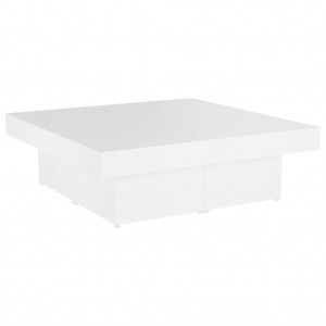 Mesa de centro 90x90x28 cm derivados de madeira branco H