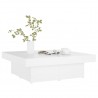 Mesa de centro 90x90x28 cm derivados de madeira branco 1