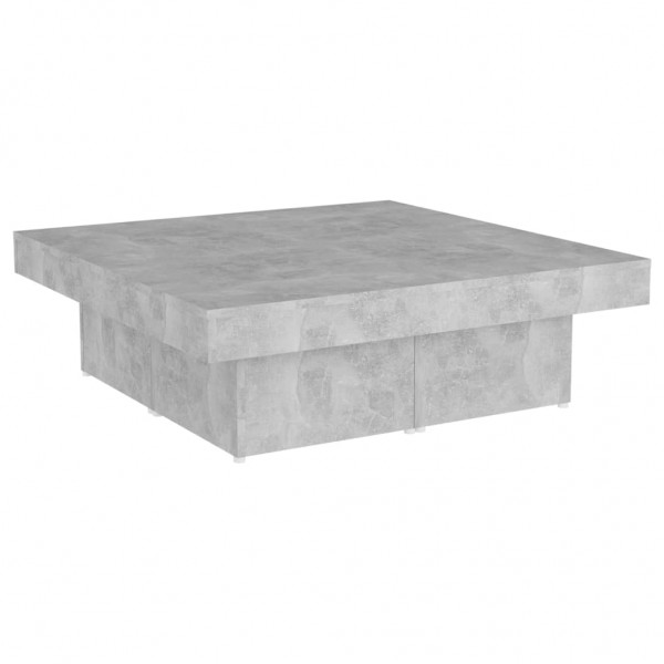 Mesa de centro 90x90x28cm derivados de madeira cinzento cimento M 2