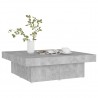Mesa de centro madera contrachapada gris hormigón 80x50x40 cm 3