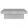 Mesa de centro madera contrachapada gris hormigón 80x50x40 cm 5
