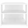 Mesa de centro 100x50x40 cm derivados de madeira branco 5