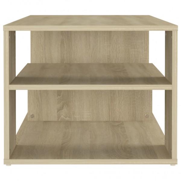 Mesa de centro madera contrachapada roble Sonoma 100x50x40 cm M 5