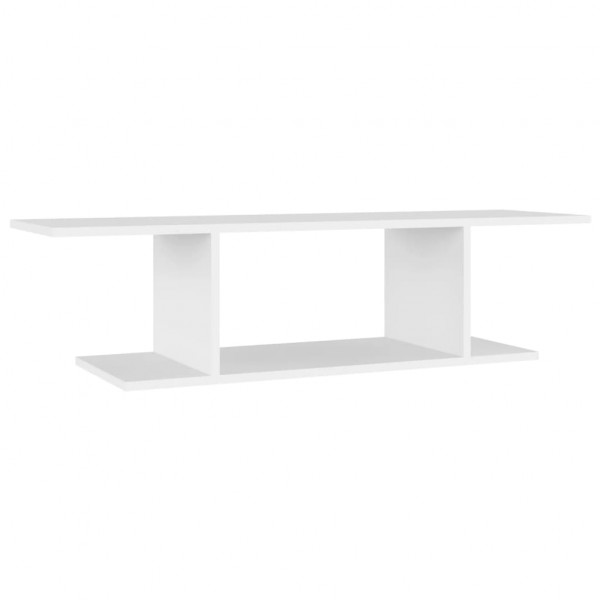 Mueble de pared para TV blanco 103x30x26.5 cm M 2