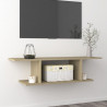 Mueble de TV de pared roble Sonoma 103x30x26.5 cm 1