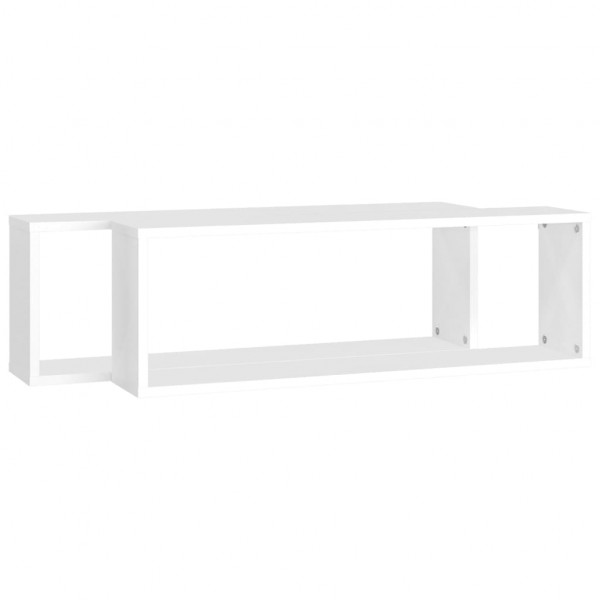 Estantes cubo de pared 2 uds contrachapado blanco 80x15x26.5 cm M 4