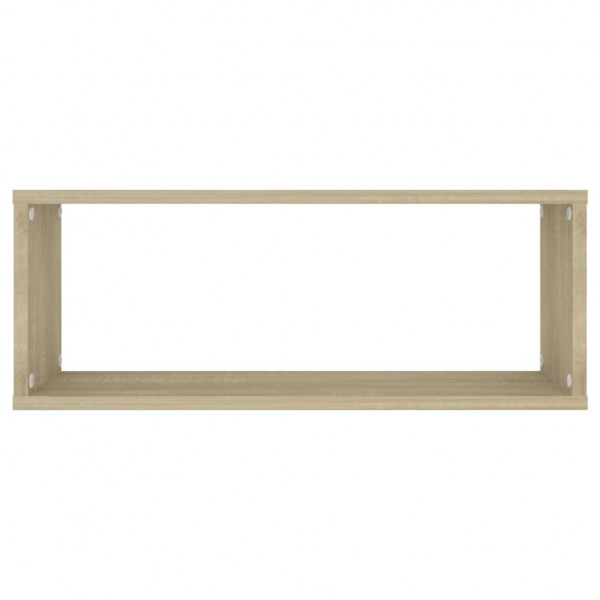 Prateleiras parede forma de cubo 6 pcs carvalho sonoma M 5