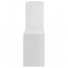 Estante de parede 100x18x53 cm derivados de madeira branco 5