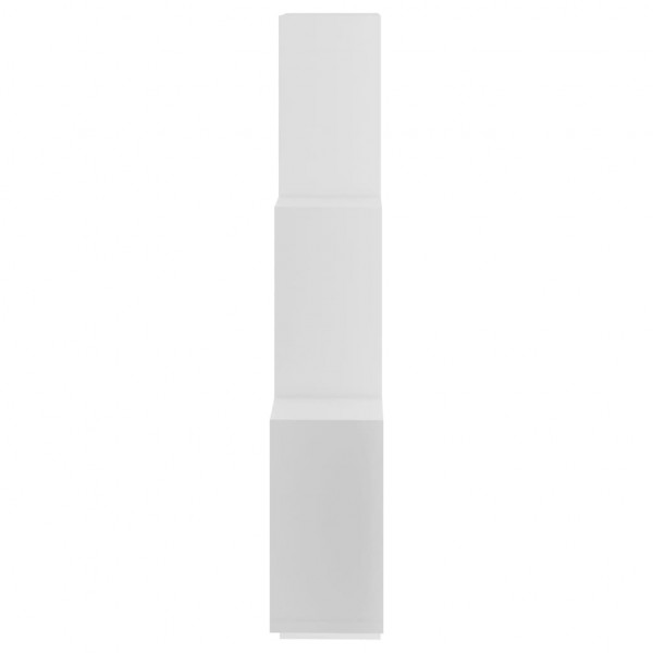 Estante de cubo de pared madera contrachapada blanco 78x15x93cm M 5