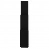 Estante cubo de pared madera contrachapada negro 78x15x93 cm 5