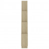 Estante cubo de pared contrachapado roble Sonoma 90x15x119 cm 5
