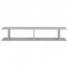 Estantes de parede 2 pcs 105x18x20cm contrapl. cinzento cimento 5