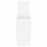 Estante de pared forma de coche aglomerado blanco 82x15x51 cm 5