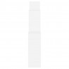Estante de parede cúbica 80x15x78.5 cm deriv. de madeira branco 5