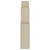 Estante cubo de pared contrachapado roble Sonoma 80x15x78.5 cm 5