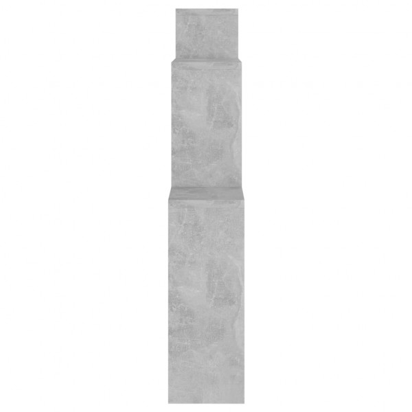 Estante cubo de pared contrachapado gris hormigón 80x15x78.5 cm M 5