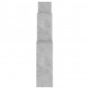 Estante cubo de pared contrachapado gris hormigón 80x15x78.5 cm 5